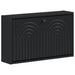 Dulap pentru pantofi montat pe perete ALKMAAR 71 x 17 x 43 cm - WALTI WALTI