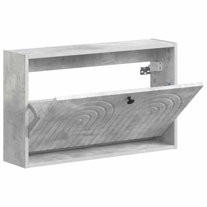 Dulap pentru pantofi montat pe perete ALKMAAR 71 x 17 x 43 cm - WALTI WALTI