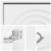 Dulap pentru pantofi montat pe perete ALKMAAR 71 x 17 x 43 cm - WALTI WALTI