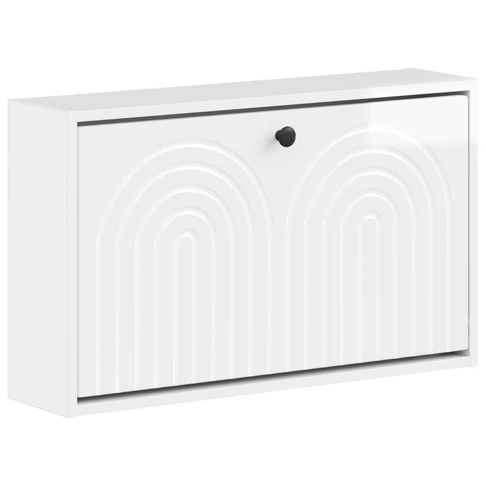 Dulap pentru pantofi montat pe perete ALKMAAR 71 x 17 x 43 cm - WALTI WALTI