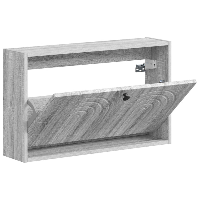 Dulap pentru pantofi montat pe perete ALKMAAR 71 x 17 x 43 cm - WALTI WALTI