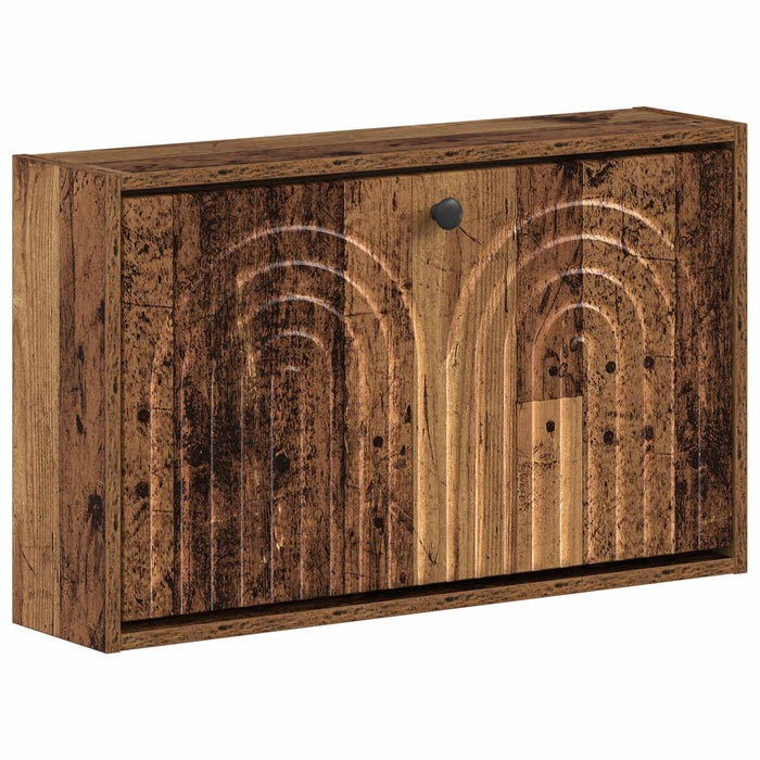 Dulap pentru pantofi montat pe perete ALKMAAR 71 x 17 x 43 cm - WALTI WALTI