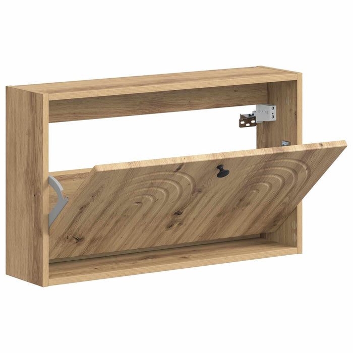 Dulap pentru pantofi montat pe perete ALKMAAR 71 x 17 x 43 cm - WALTI WALTI