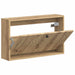 Dulap pentru pantofi montat pe perete ALKMAAR 71 x 17 x 43 cm - WALTI WALTI