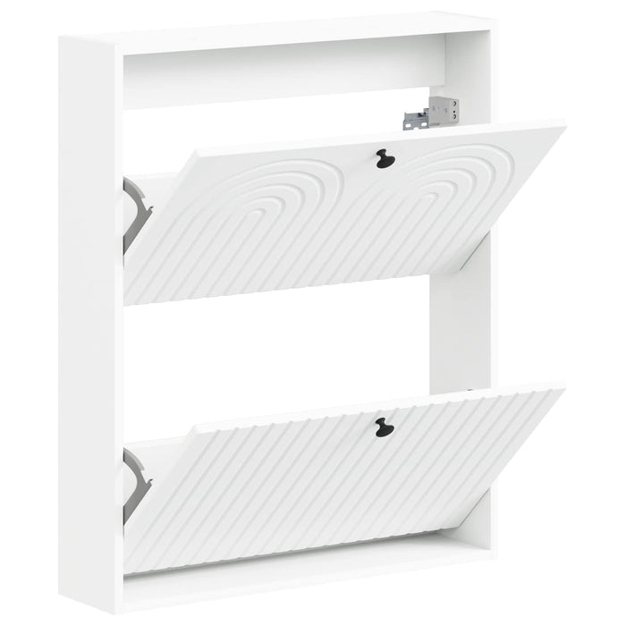 Dulap pentru pantofi montat pe perete ALKMAAR 71 x 17 x 86 cm - WALTI WALTI