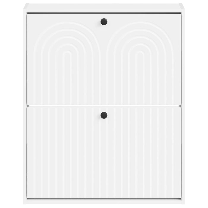 Dulap pentru pantofi montat pe perete ALKMAAR 71 x 17 x 86 cm - WALTI WALTI