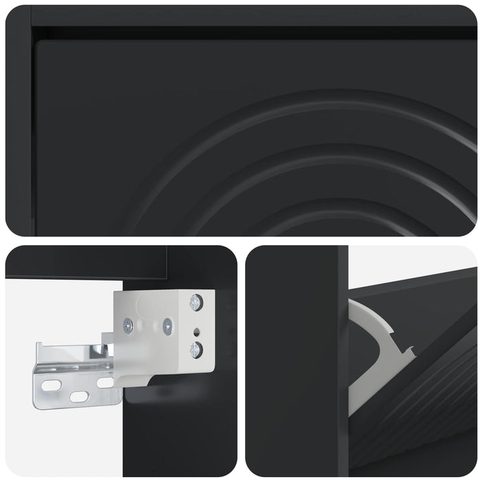 Dulap pentru pantofi montat pe perete ALKMAAR 71 x 17 x 86 cm - WALTI WALTI