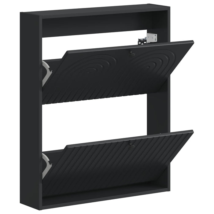 Dulap pentru pantofi montat pe perete ALKMAAR 71 x 17 x 86 cm - WALTI WALTI