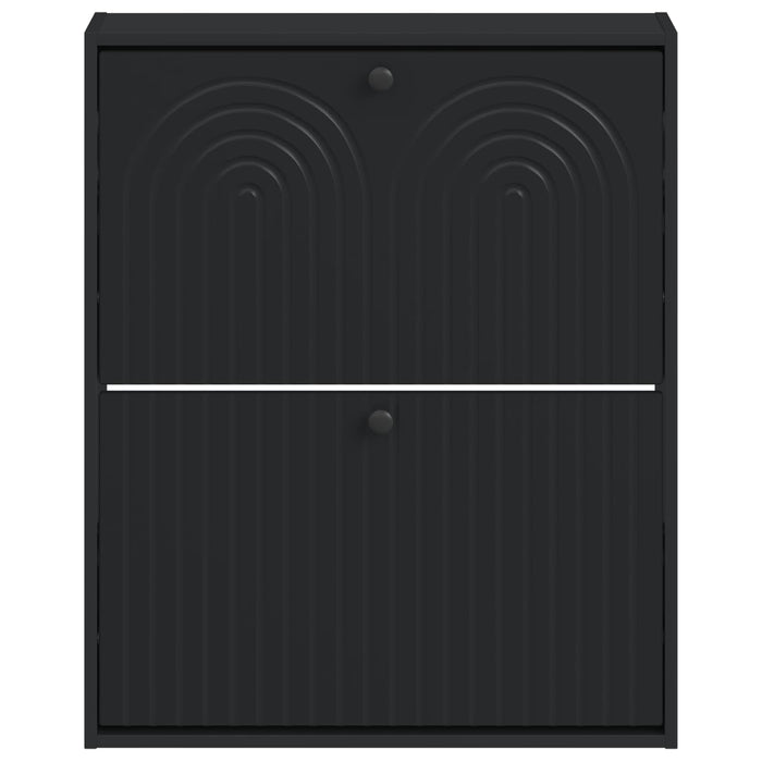 Dulap pentru pantofi montat pe perete ALKMAAR 71 x 17 x 86 cm - WALTI WALTI