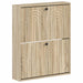 Dulap pentru pantofi montat pe perete ALKMAAR 71 x 17 x 86 cm - WALTI WALTI