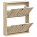 Dulap pentru pantofi montat pe perete ALKMAAR 71 x 17 x 86 cm - WALTI WALTI