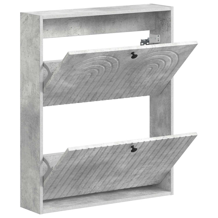 Dulap pentru pantofi montat pe perete ALKMAAR 71 x 17 x 86 cm - WALTI WALTI