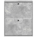 Dulap pentru pantofi montat pe perete ALKMAAR 71 x 17 x 86 cm - WALTI WALTI