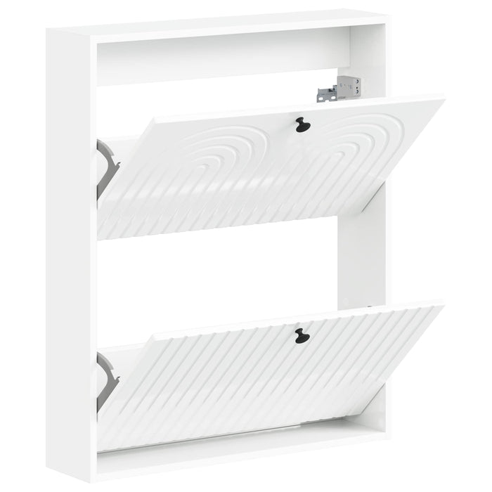Dulap pentru pantofi montat pe perete ALKMAAR 71 x 17 x 86 cm - WALTI WALTI