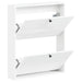 Dulap pentru pantofi montat pe perete ALKMAAR 71 x 17 x 86 cm - WALTI WALTI