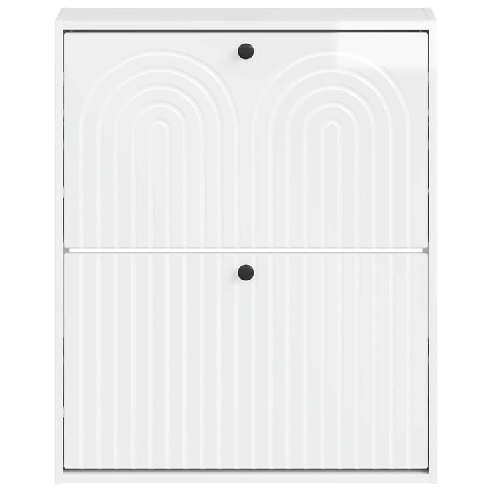 Dulap pentru pantofi montat pe perete ALKMAAR 71 x 17 x 86 cm - WALTI WALTI