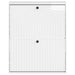 Dulap pentru pantofi montat pe perete ALKMAAR 71 x 17 x 86 cm - WALTI WALTI