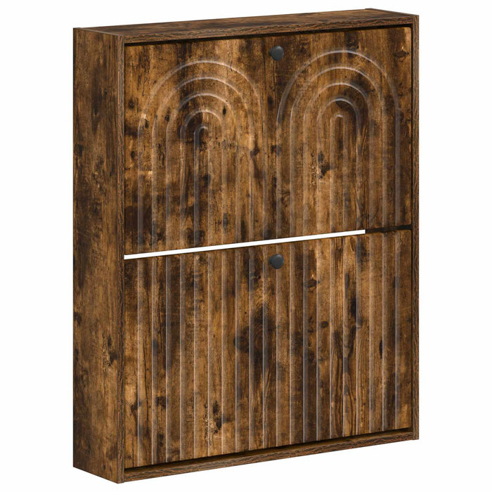 Dulap pentru pantofi montat pe perete ALKMAAR 71 x 17 x 86 cm - WALTI WALTI