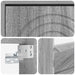 Dulap pentru pantofi montat pe perete ALKMAAR 71 x 17 x 86 cm - WALTI WALTI