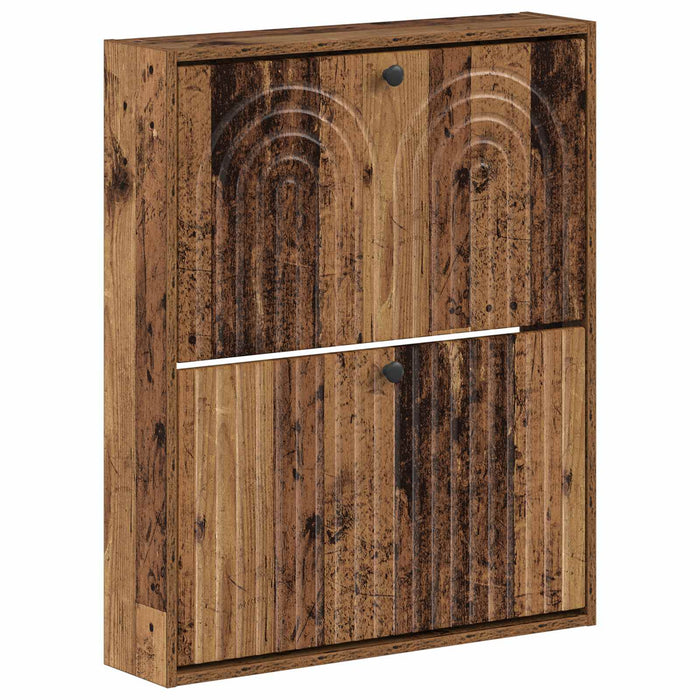 Dulap pentru pantofi montat pe perete ALKMAAR 71 x 17 x 86 cm - WALTI WALTI