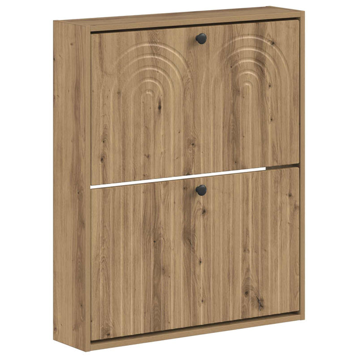 Dulap pentru pantofi montat pe perete ALKMAAR 71 x 17 x 86 cm - WALTI WALTI