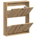Dulap pentru pantofi montat pe perete ALKMAAR 71 x 17 x 86 cm - WALTI WALTI