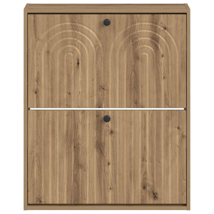 Dulap pentru pantofi montat pe perete ALKMAAR 71 x 17 x 86 cm - WALTI WALTI