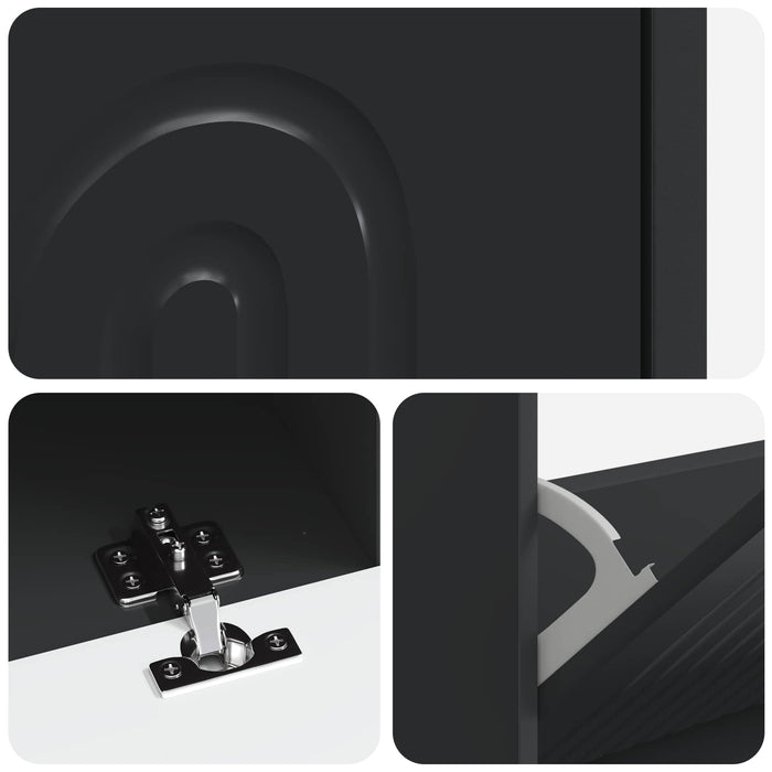 Dulap pentru pantofi ALKMAAR 78 x 24 x 103 cm Lemn prelucrat WALTI