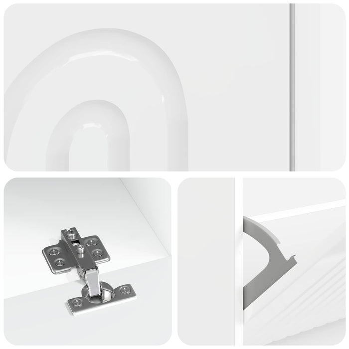 Dulap pentru pantofi ALKMAAR 78 x 24 x 103 cm Lemn prelucrat WALTI