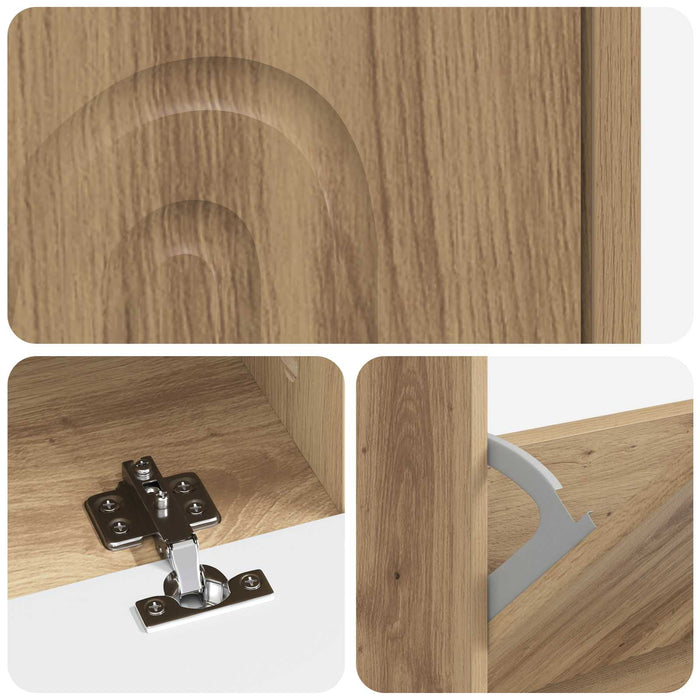 Dulap pentru pantofi ALKMAAR 78 x 24 x 103 cm Lemn prelucrat WALTI