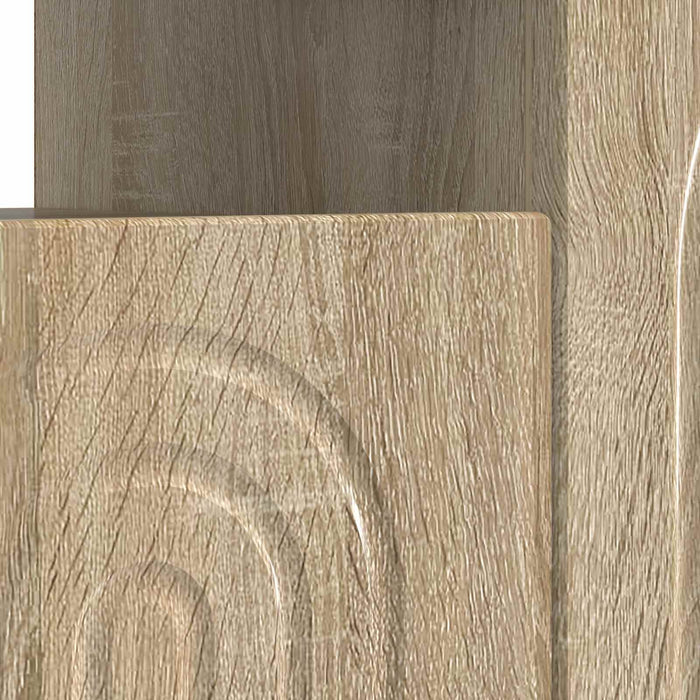 Cabinet TV cu LED Stejar Sonoma Lemn prelucrat WALTI