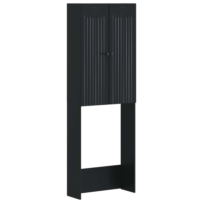Dulap pentru toaletă ALKMAAR Negru 66 x 25,5 x 190 cm WALTI
