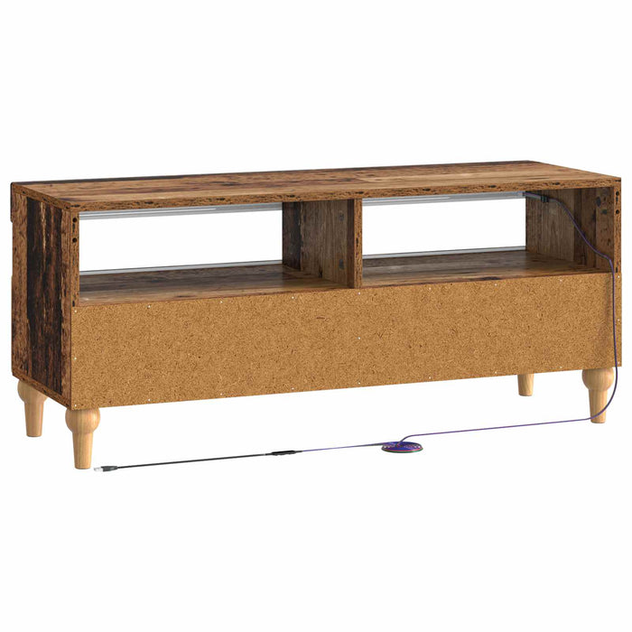 Cabinet TV cu LED Lemn vechi Lemn prelucrat WALTI