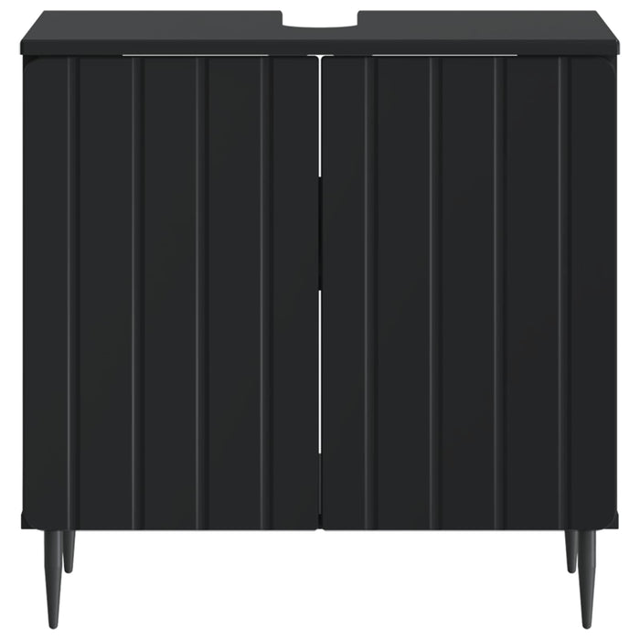 Dulap pentru Chiuveta de Baie ZWOLLE Negru 59,5 x 31,5 x 59 cm - WALTI WALTI