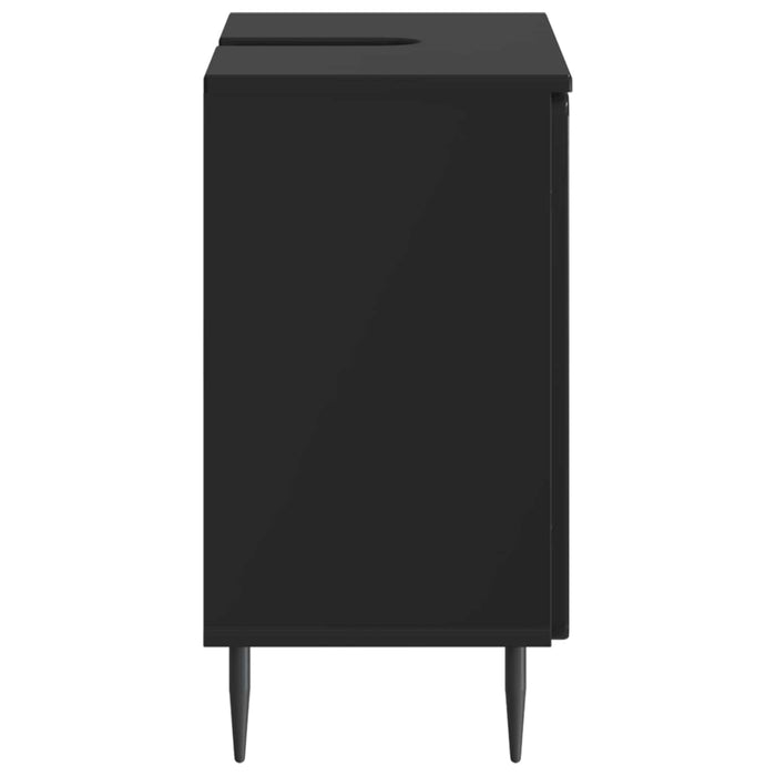 Dulap pentru Chiuveta de Baie ZWOLLE Negru 59,5 x 31,5 x 59 cm - WALTI WALTI