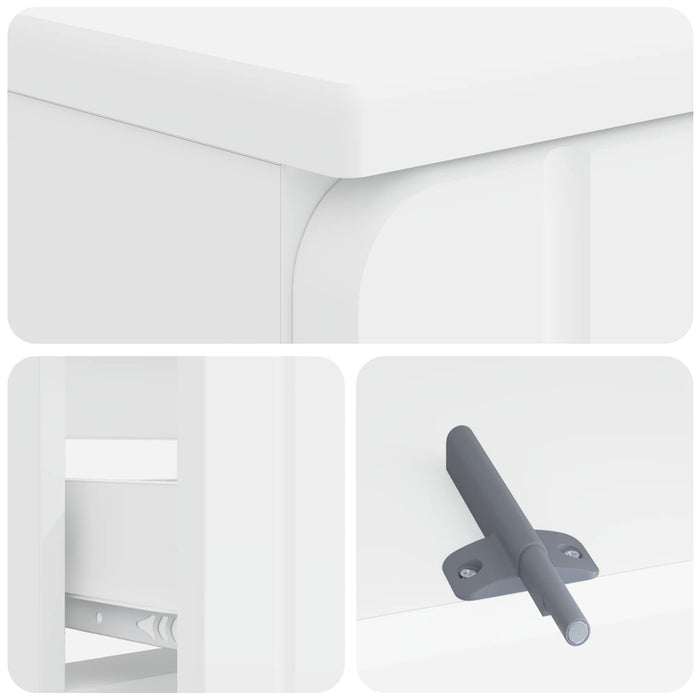 Dulap pentru Chiuveta de Baie ZWOLLE Alb 82 x 41 x 58,5 cm - WALTI WALTI