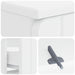 Dulap pentru Chiuveta de Baie ZWOLLE Alb 82 x 41 x 58,5 cm - WALTI WALTI