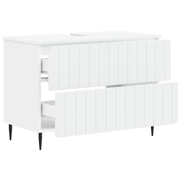 Dulap pentru Chiuveta de Baie ZWOLLE Alb 82 x 41 x 58,5 cm - WALTI WALTI