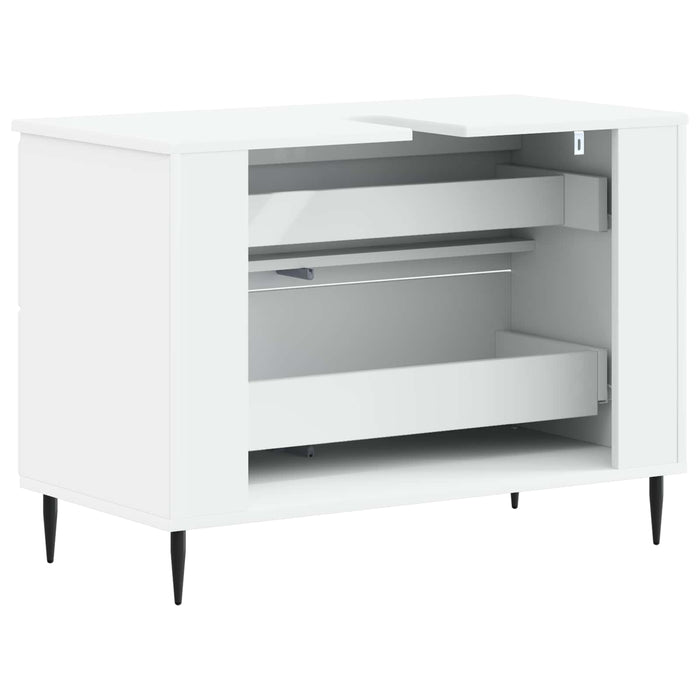 Dulap pentru Chiuveta de Baie ZWOLLE Alb 82 x 41 x 58,5 cm - WALTI WALTI