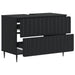 Dulap pentru Chiuveta de Baie ZWOLLE Negru 82 x 41 x 58,5 cm - WALTI WALTI