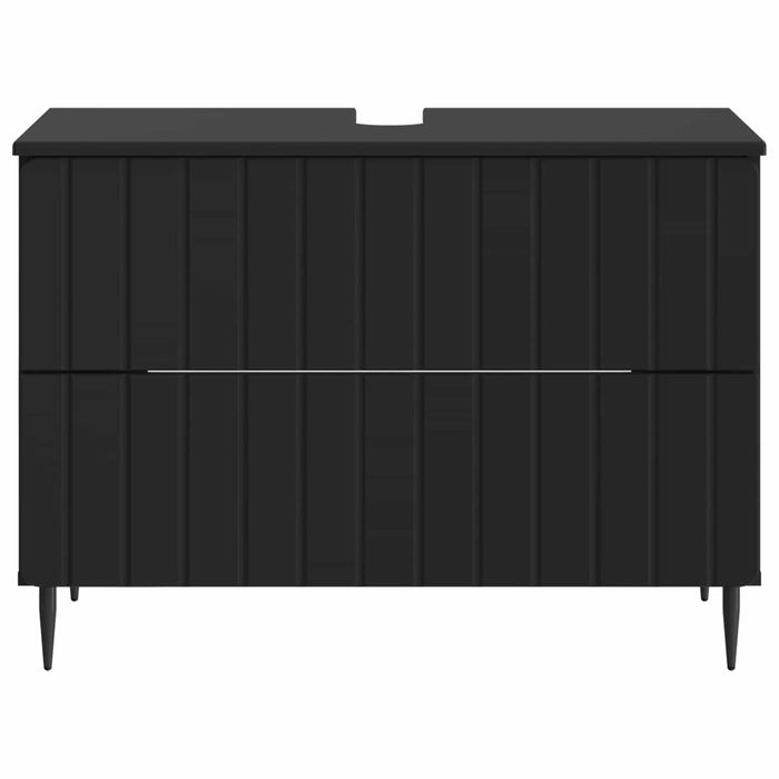 Dulap pentru Chiuveta de Baie ZWOLLE Negru 82 x 41 x 58,5 cm - WALTI WALTI