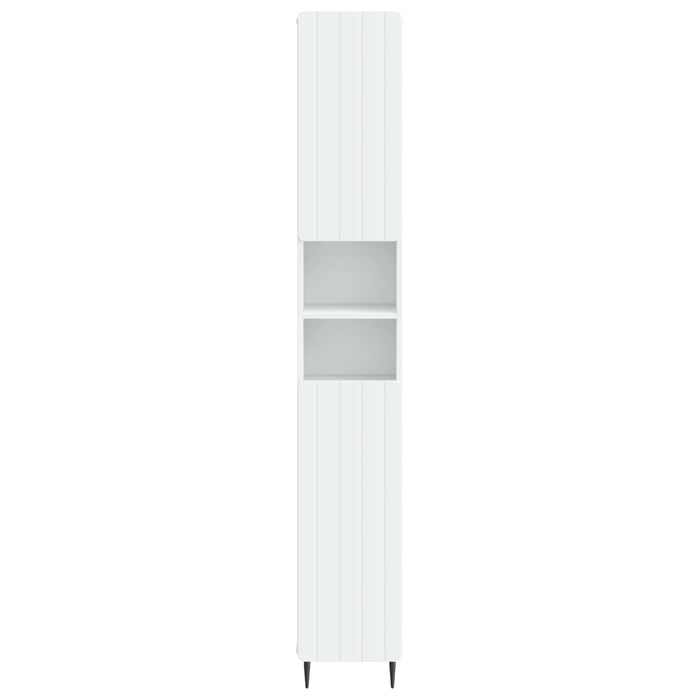 Cabinet de Baie cu Raft Deschis ZWOLLE Alb 30 x 31 x 189,5 cm WALTI