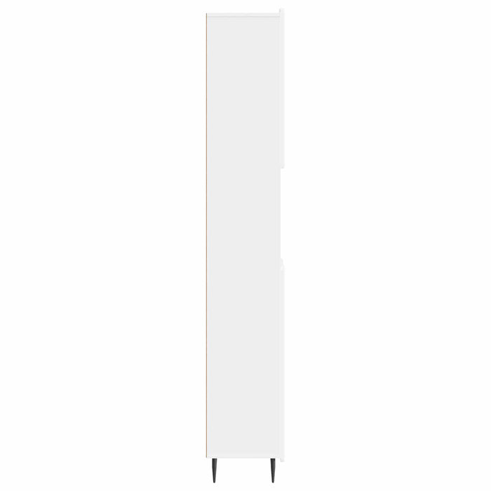 Cabinet de Baie cu Raft Deschis ZWOLLE Alb 30 x 31 x 189,5 cm WALTI
