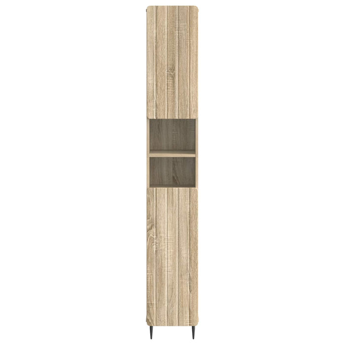 Cabinet de Baie cu Raft Deschis ZWOLLE Stejar Sonoma WALTI