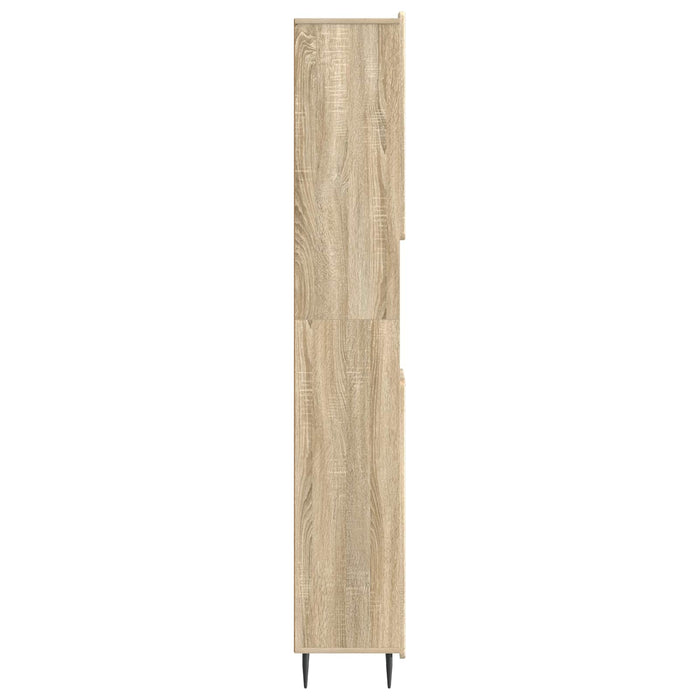 Cabinet de Baie cu Raft Deschis ZWOLLE Stejar Sonoma WALTI
