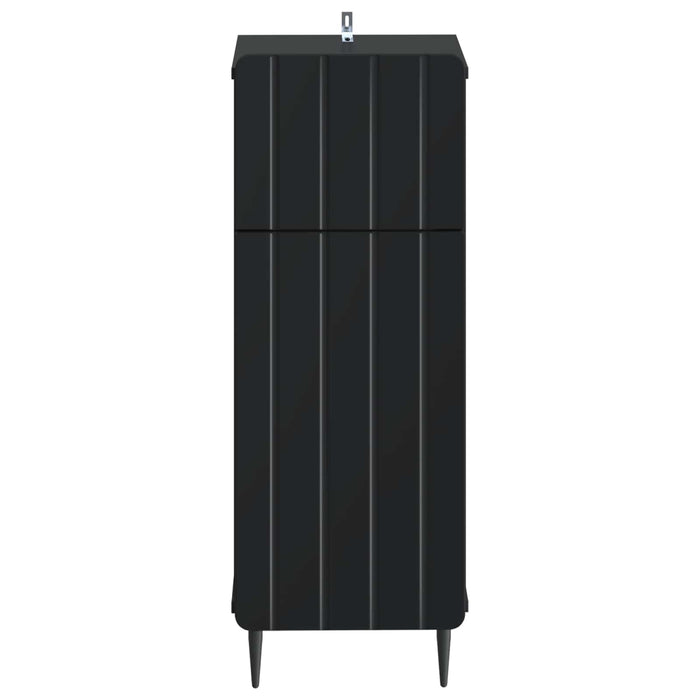 Dulap de Depozitare pentru Baie ZWOLLE Negru 30 x 31 x 79,5 cm WALTI