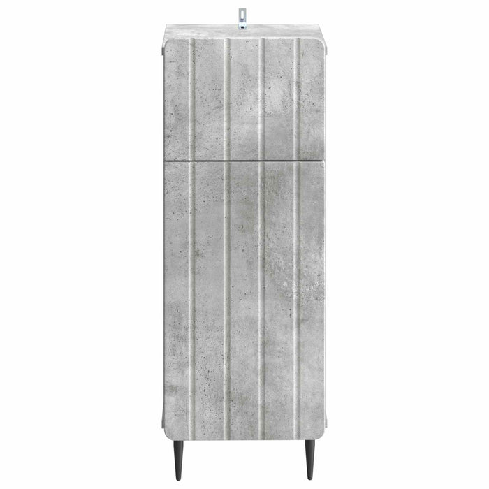Dulap de Depozitare pentru Baie ZWOLLE Gri Beton WALTI