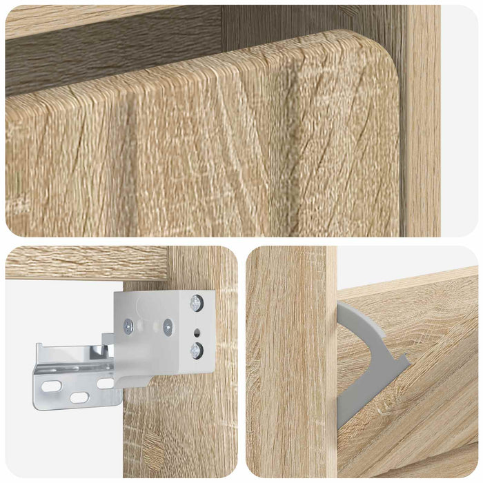 Dulap pentru pantofi montat pe perete ZWOLLE 71 x 17 x 43 cm WALTI