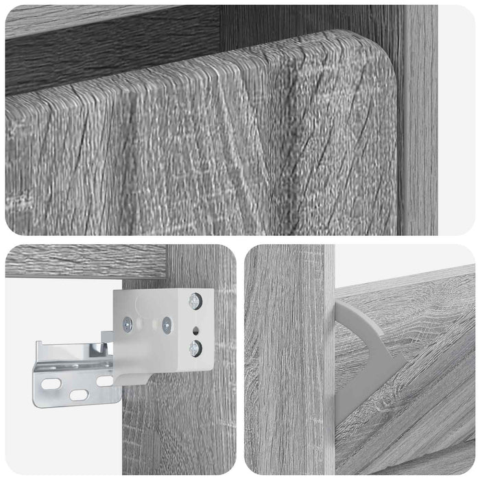 Dulap pentru pantofi montat pe perete ZWOLLE 71 x 17 x 43 cm WALTI