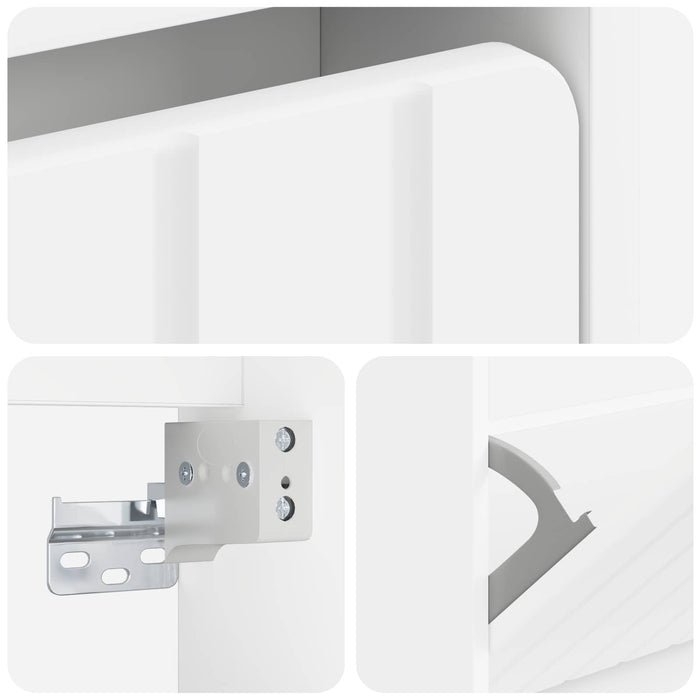 Dulap pentru pantofi montat pe perete ZWOLLE 71 x 17 x 86 cm WALTI